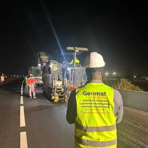 Photo – GEOMAT Ingénierie met à contribution son expertise pour la pérennité des infrastructures routières