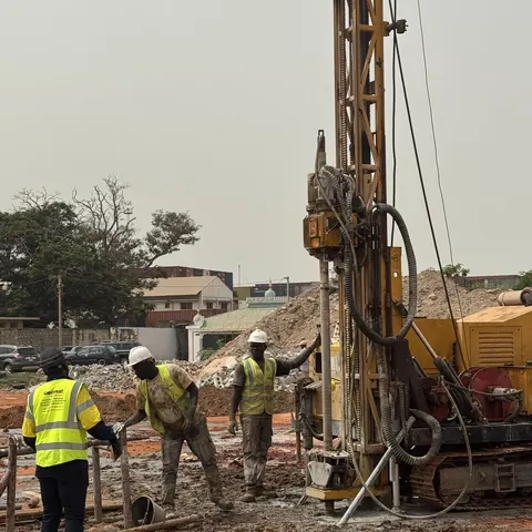 Photo – GEOMAT Ingénierie et EFOR pour la réalisation d’infrastructures durables en Gambie!