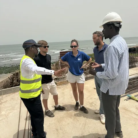 Photo – GEOMAT Ingénierie et EFOR pour la réalisation d’infrastructures durables en Gambie!