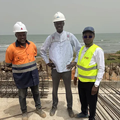 Photo – GEOMAT Ingénierie et EFOR pour la réalisation d’infrastructures durables en Gambie!