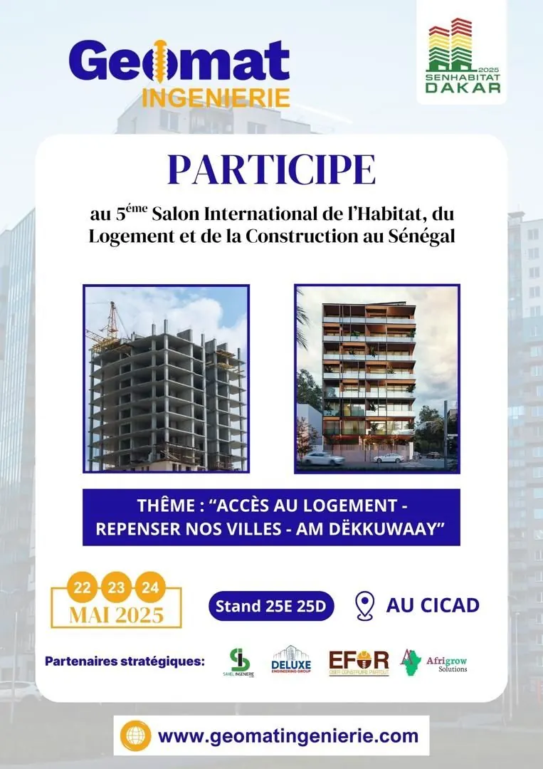 GEOMAT Ingénierie / senhabitat 2025