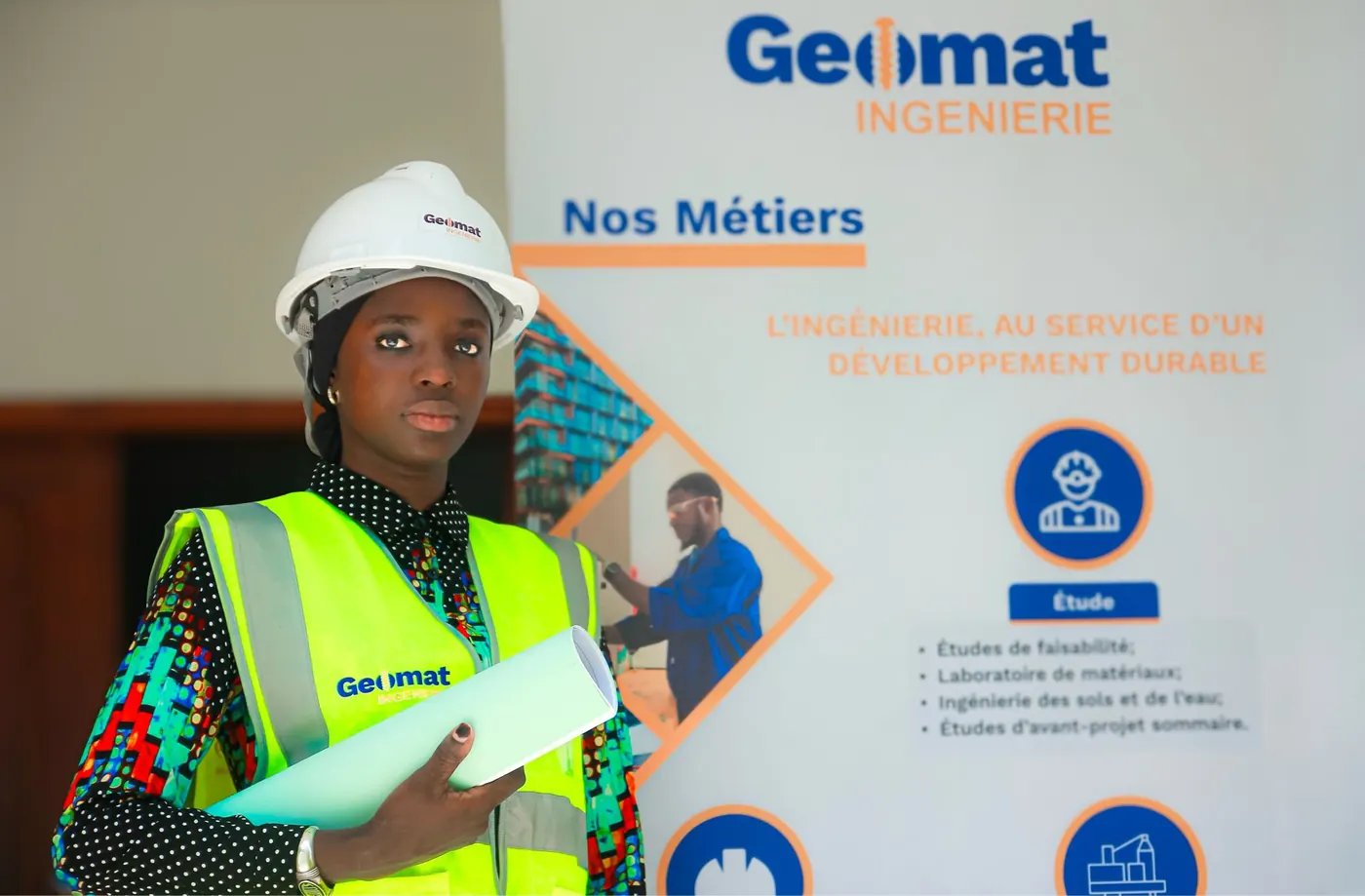 Seynabou Ndiaye – Ingénieure chez GEOMAT Ingénierie