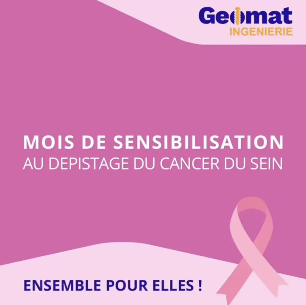GEOMAT Ingénierie / octobre rose