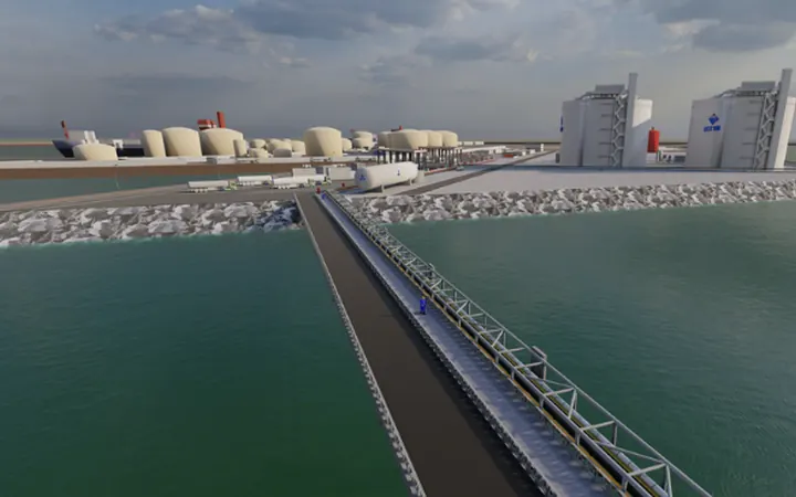 GNL, terminal gazier au port de Dakar